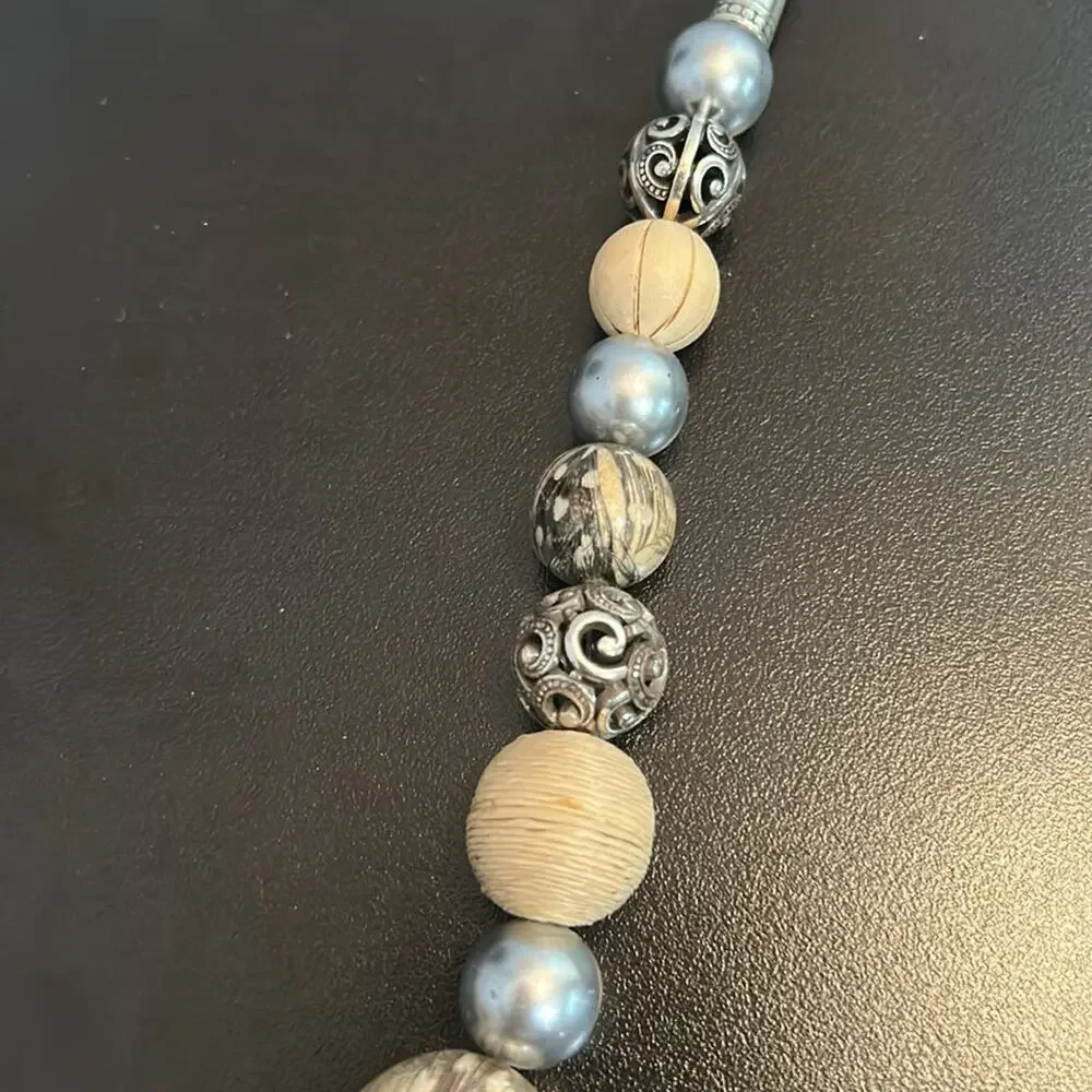 Brighton Natural Instinct Necklace #B78 Long BOHO beaded - Picture 10 of 10